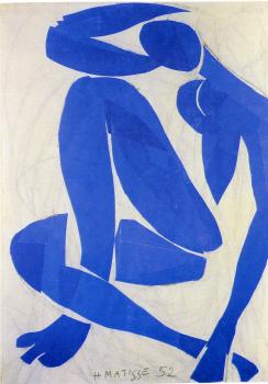 Henri Emile Benoit Matisse : blue nude IV